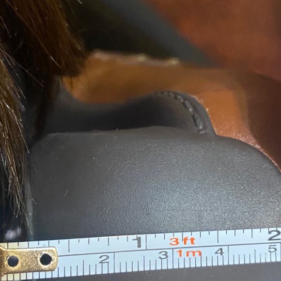 Ralph Lauren leather wedged heel loafers. Size 5.5 - Picture 10 of 16